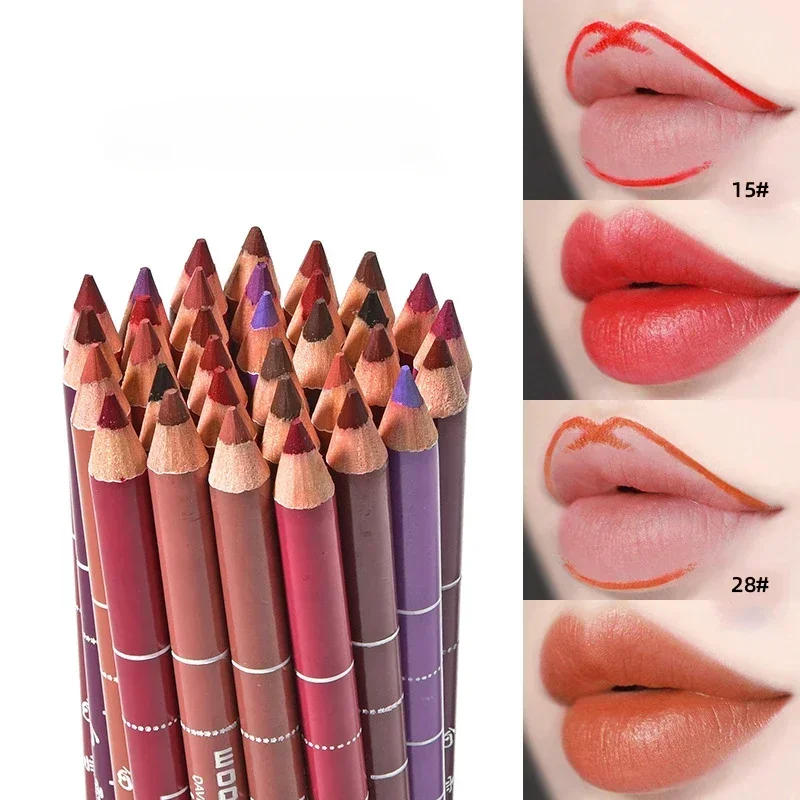 Beauty Flower Makeup - 컬러 립 라이너 펜슬 블랙 로즈