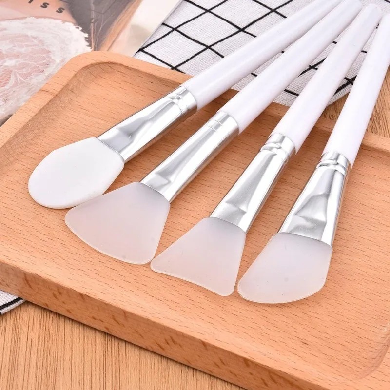 Huda Beauty Makeup Brush Set - 1/4Pcs 실리콘 페이스 마스크 브러쉬 세트
