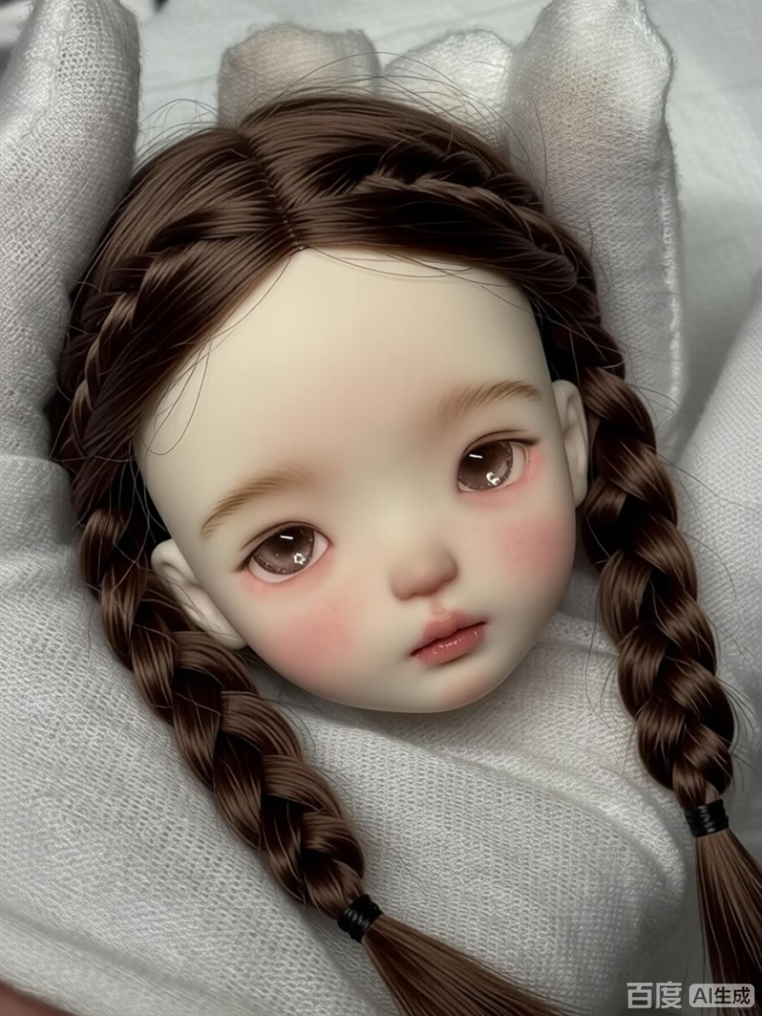 Beauty Y Makeup - 1/6 스케일 SD BJD 인형 머리