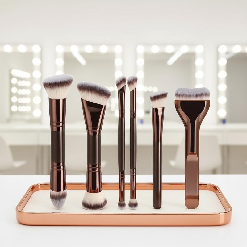 더블 헤드 페이스 메이크업 브러쉬 세트 소프트 파이버  - Huda Beauty Makeup Brush Set 리뷰 및 가격