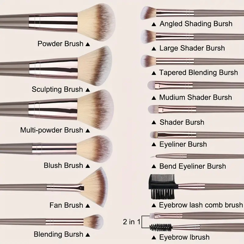10-20PCS 메이크업 브러쉬 세트 파운데이션 컨실러 - Huda Beauty Makeup Brush Set 리뷰 및 가격
