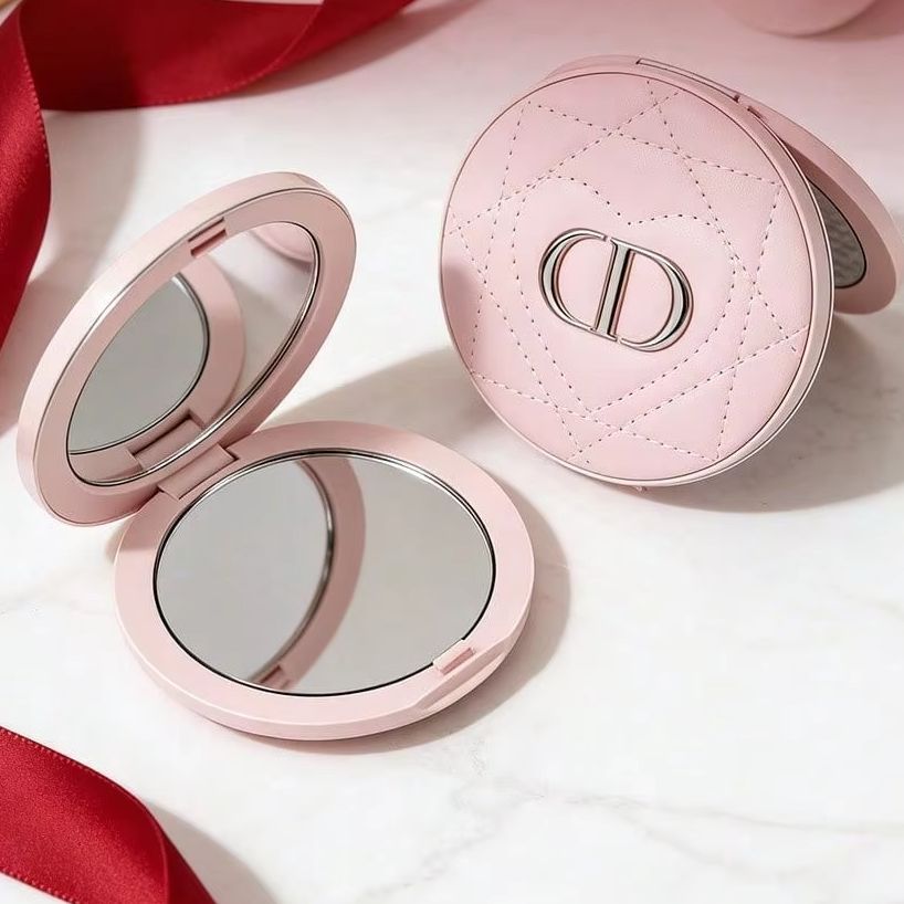 디올 가죽 메이크업 거울, 내장형 양면 거울, 휴대용  - Beauty Makeup Dior 리뷰 및 가격