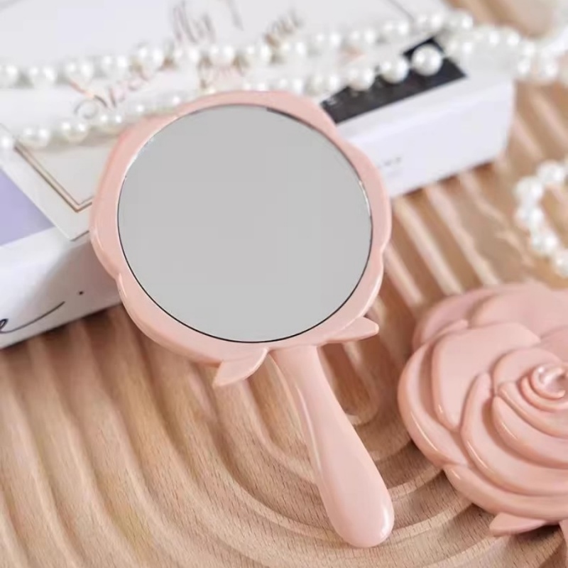 핑크 장미꽃 메이크업 거울 포켓 감사 카드 브라이덜 샤 - Beauty Flower Makeup 리뷰 및 가격