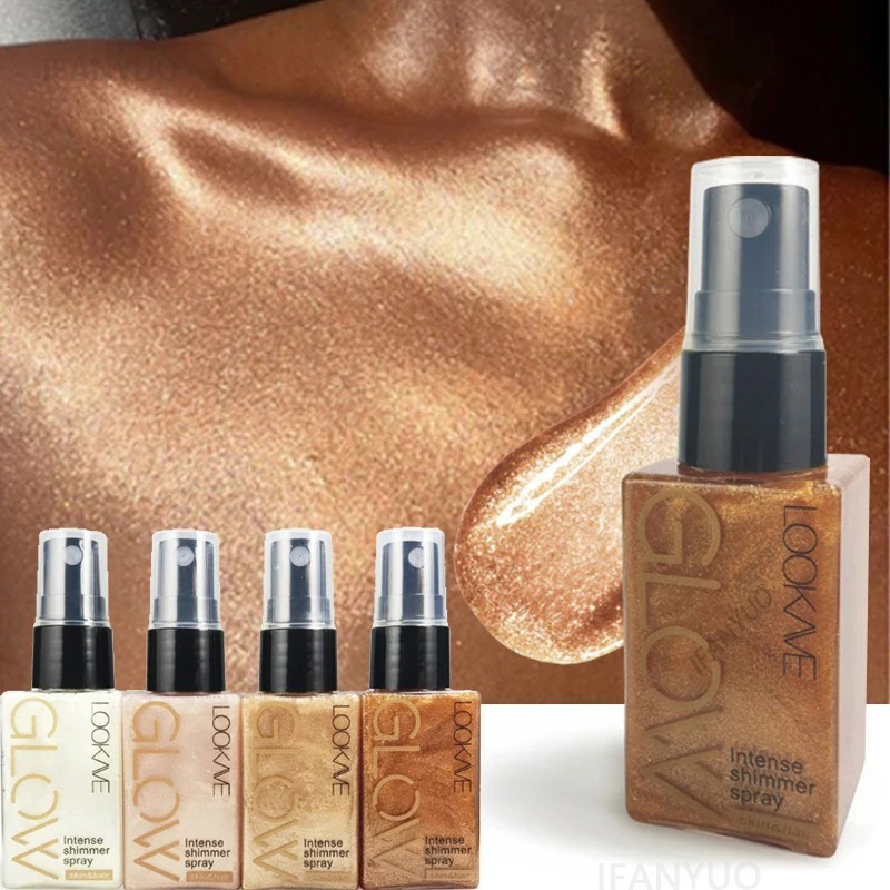 진주빛 글리터 스프레이 쉬머 오일 스프레이 지속적인 광 - Body Shimmer Lotion 리뷰 및 가격