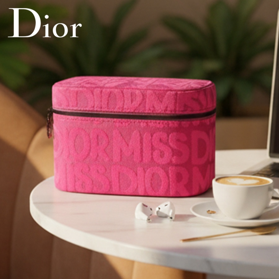 디올의 핑크색 여성용 화장품 가방, 브랜드 프린트가 있 - Beauty Makeup Dior 리뷰 및 가격