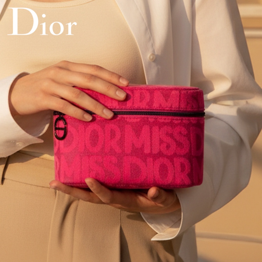 디올의 핑크색 여성용 화장품 가방, 브랜드 프린트가 있 - Beauty Makeup Dior 리뷰 및 가격
