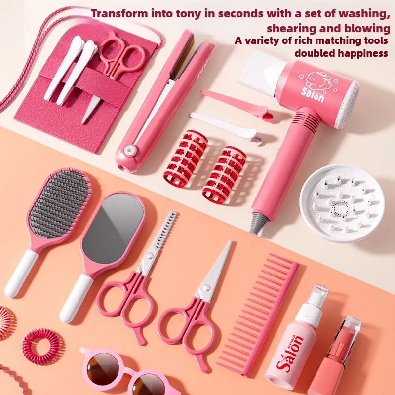 여아용 헤어 뷰티 살롱 세트, 시뮬레이션 헤어 드라이어 - Beauty Makeup Kit For Kids 리뷰 및 가격