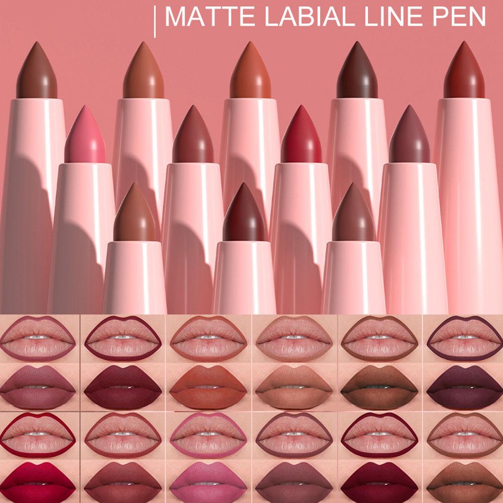 6Pcs 립스틱 립 라이너 펜슬 키트 방수 누드 브라운 - Beauty Flower Makeup 리뷰 및 가격