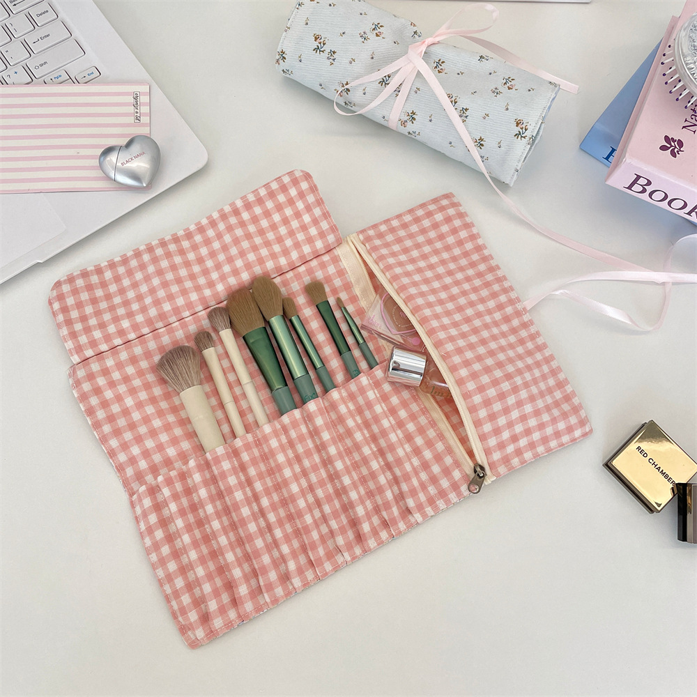 패브릭 플로럴 메이크업 브러쉬 보관 가방, 아이섀도우  - Beauty Bag Makeup 리뷰 및 가격