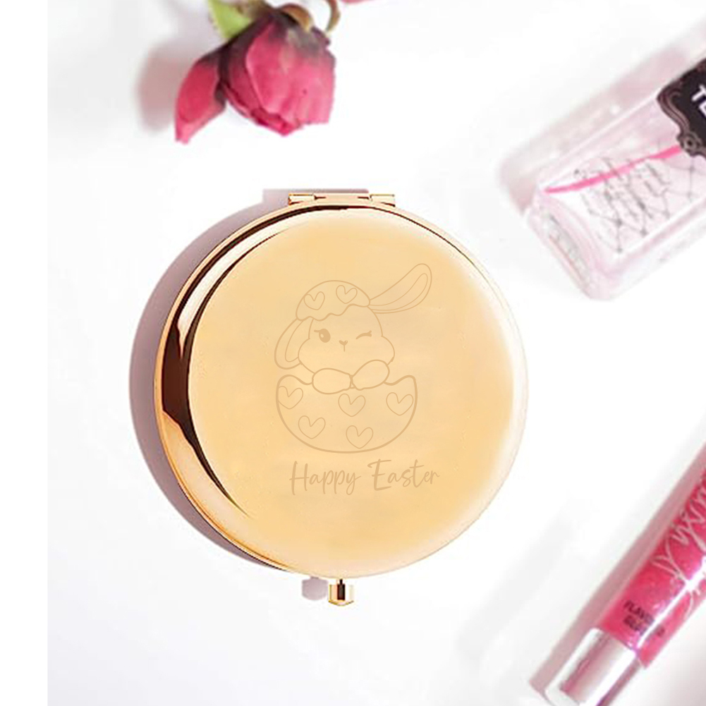 1pc 만화 아름다운 토끼 맞춤형 텍스트 포켓 거울 화 - Beauty Makeup & D Anime Studio Vega Baja 리뷰 및 가격