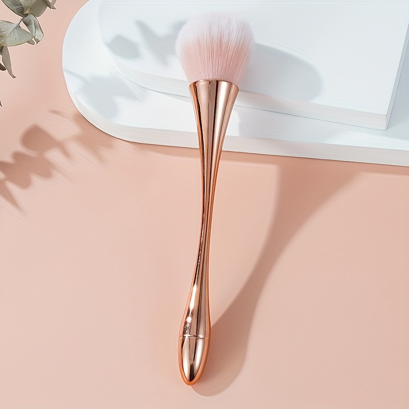 로즈 골든 팬 메이크업 브러쉬, 화장품 브러쉬 루스 파 - Beauty Flower Makeup 리뷰 및 가격