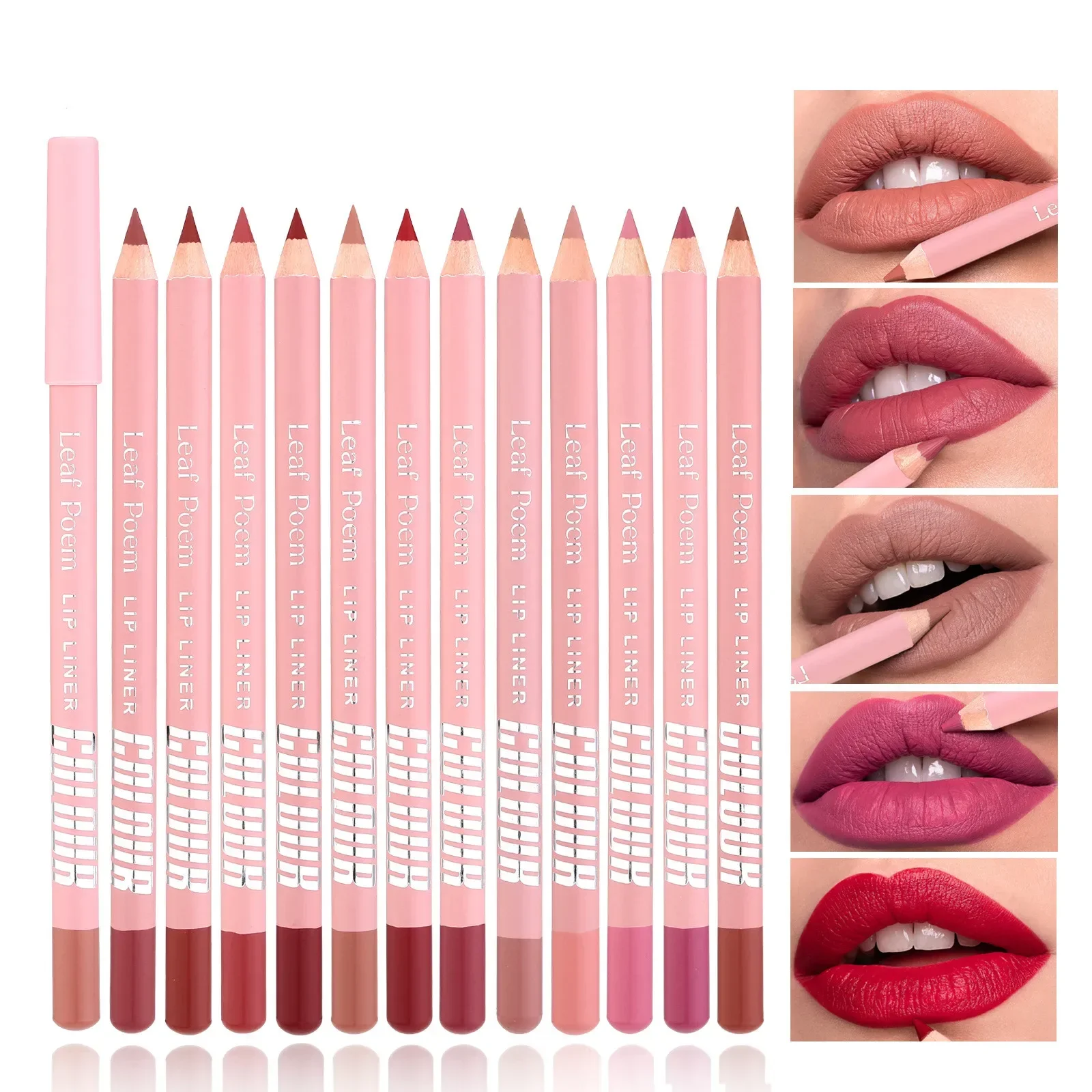누드 브라운 립 라이너 펜슬 립스틱 매트 부드러운 방수 - Lip Liner Pencil 리뷰 및 가격
