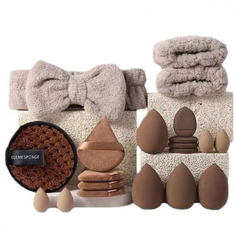 40개 뷰티 메이크업 도구 콤보 세트 페이스 워시 메이 - Huda Beauty Makeup Brush Set 리뷰 및 가격