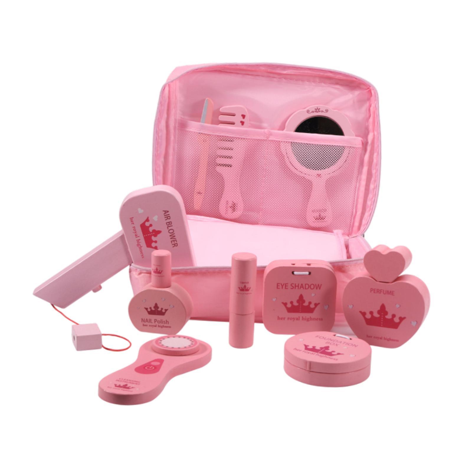 10개 세트 나무 화장놀이 세트, 보관 가방 포함, 소 - Beauty Makeup Kit For Kids 리뷰 및 가격
