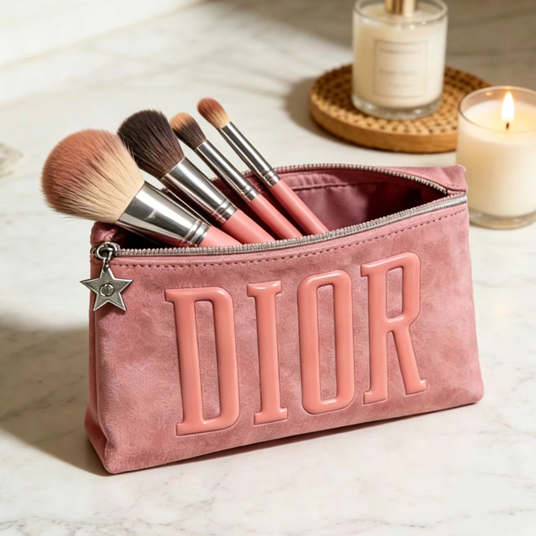 디올 디올의 가방 럭셔리 핑크 메이크업 오거나이저 파우 - Beauty Makeup Dior 리뷰 및 가격