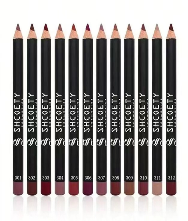 SHCOETY 유럽 및 미국 크로스보더 12색 매트 립 - Lip Liner Pencil 리뷰 및 가격