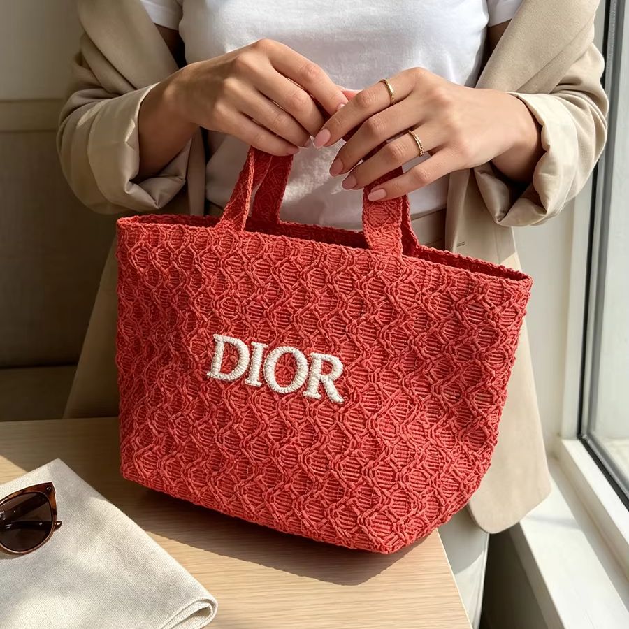 디올 가방 고품질 패브릭 레드 화장품 가방 립스틱 블러 - Beauty Makeup Dior 리뷰 및 가격