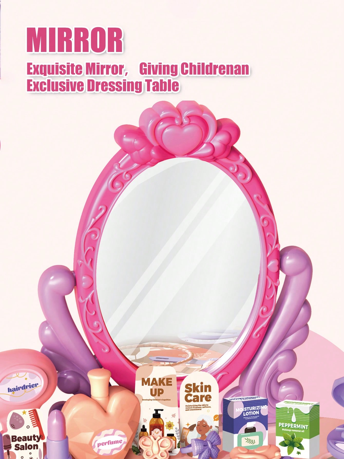 어린이 공주 화장대 장난감 세트 (거울&30종 화장품  - Beauty Makeup Kit For Kids 리뷰 및 가격