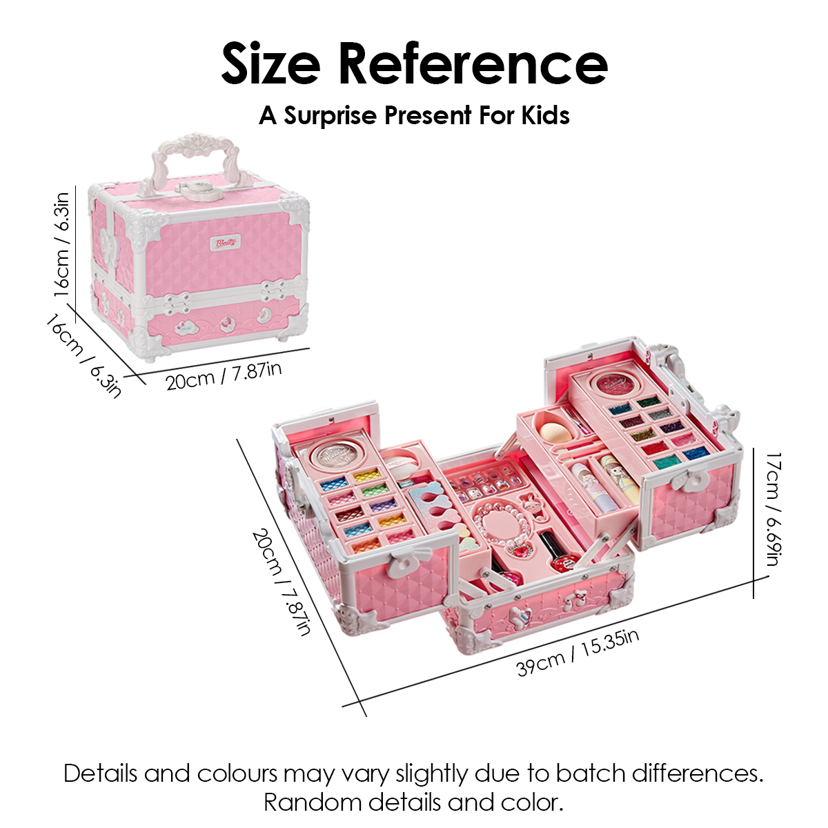 소녀를위한 어린이 메이크업 키트 공주 진짜 빨 수있는  - Beauty Makeup Kit For Kids 리뷰 및 가격