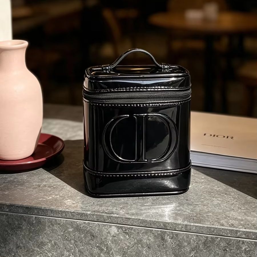 디올 가방 블랙 메쉬 여성용 가방 휴대용 화장품 수납  - Beauty Makeup Dior 리뷰 및 가격