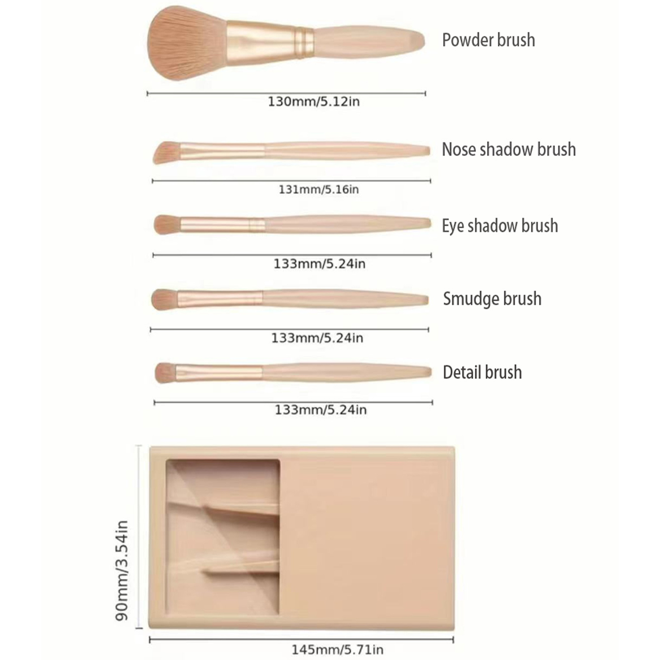 거울과 케이스 접이식 상자 스토리지 메이크업 브러쉬 세 - Beauty Flower Makeup 리뷰 및 가격