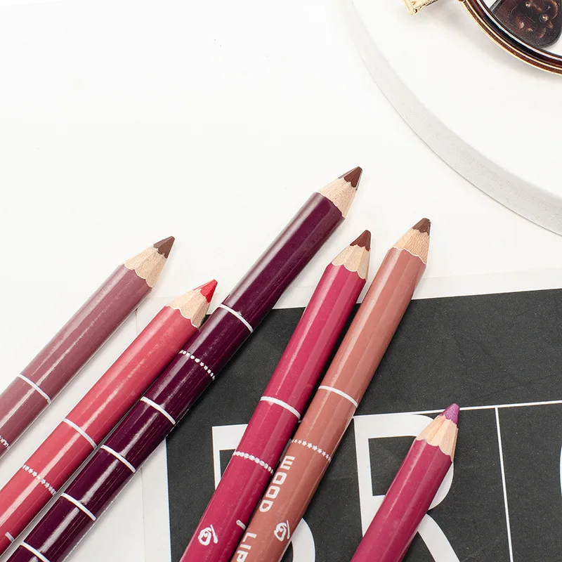 컬러 립 라이너 펜슬 블랙 로즈 누드 브라운 레드 오래 - Beauty Flower Makeup 리뷰 및 가격