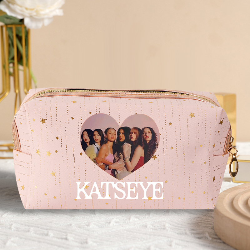 패션 K-POP K-KATSEYE 메이크업 가방 핫 스 - Beauty Bag Makeup 리뷰 및 가격