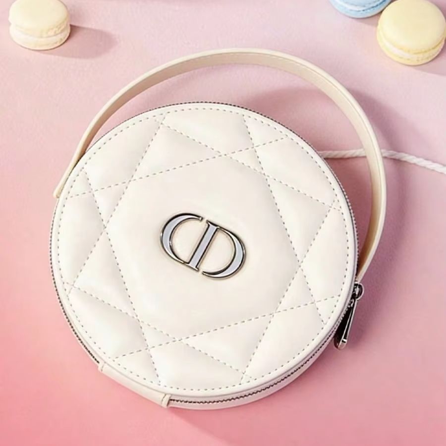 크리스찬 디올 디올의 가방 럭셔리 살구색 원형 휴대용  - Beauty Makeup Dior 리뷰 및 가격