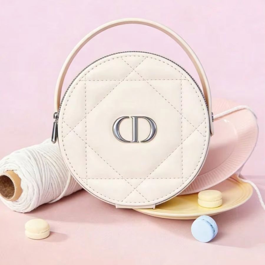 크리스찬 디올 디올의 가방 럭셔리 살구색 원형 휴대용  - Beauty Makeup Dior 리뷰 및 가격